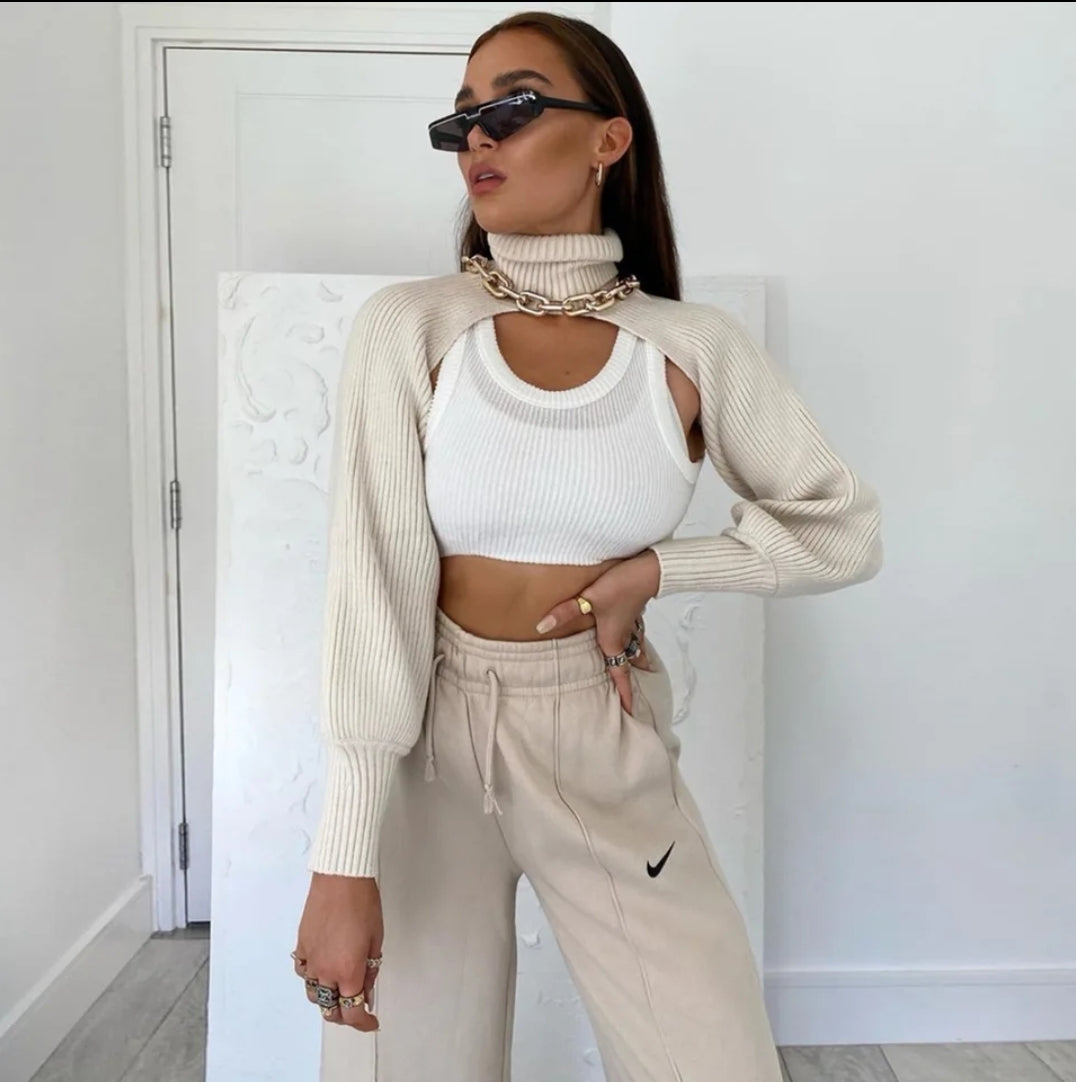 Tara Turtleneck Shrug