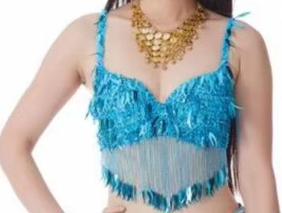 Flamingo Waterfall Bra
