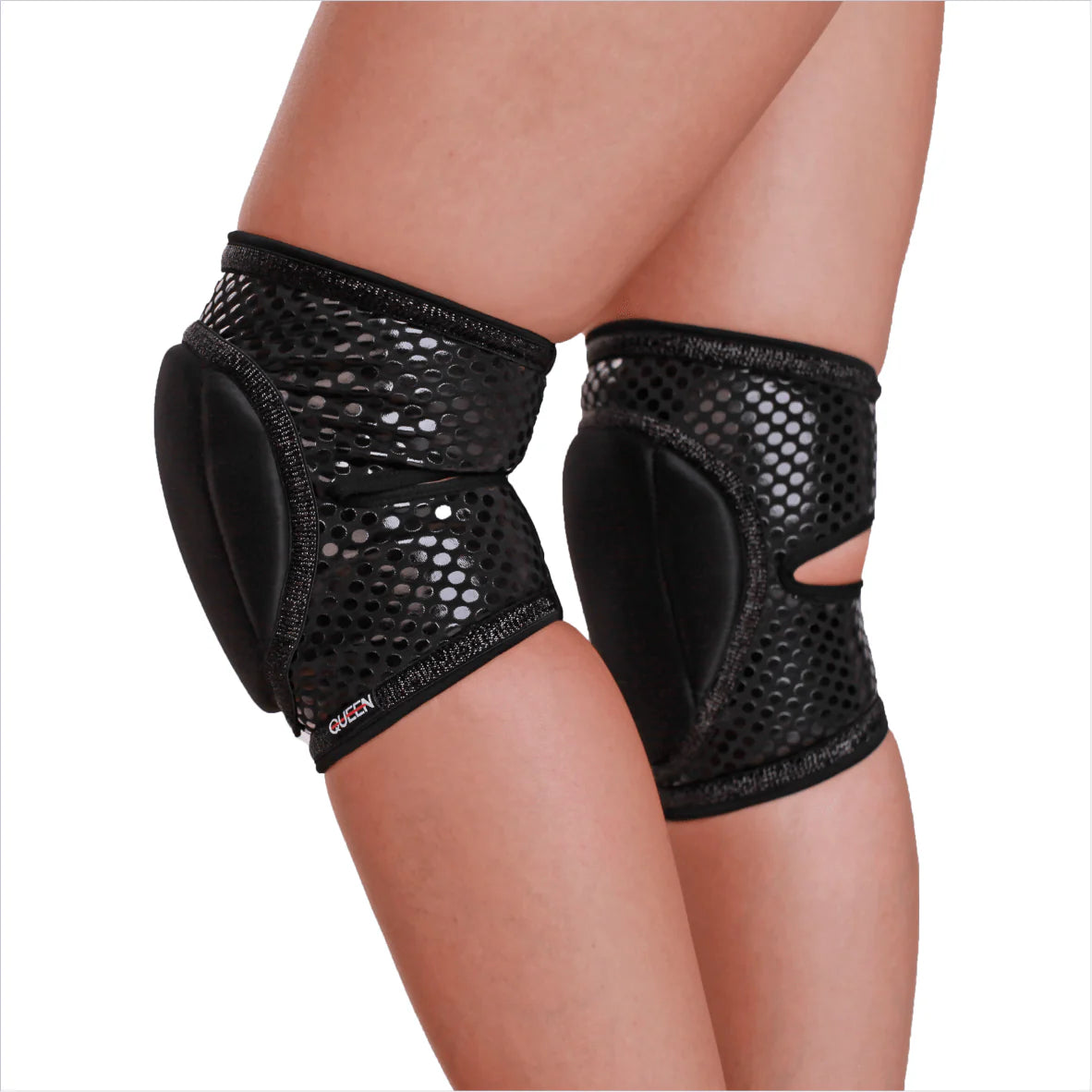 Queen Kneepads Grippy Sleek Black