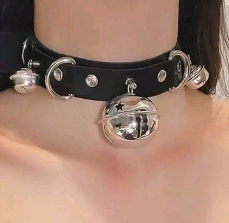 Here Kitty bell Collar Choker