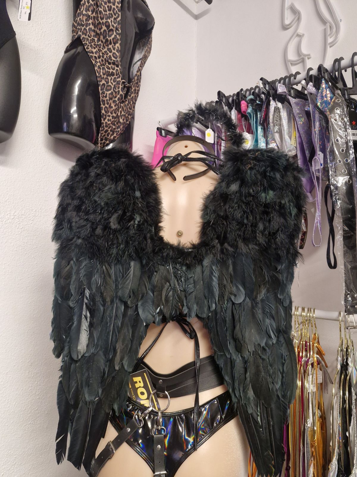 Feather Coastume Angel Wings available in Black or White