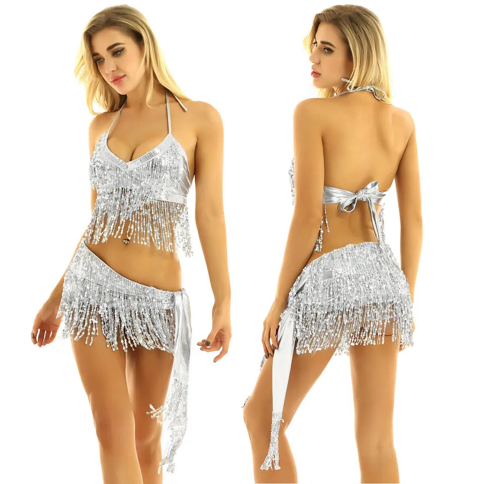 Jasmine Sequin Tassle Skirt