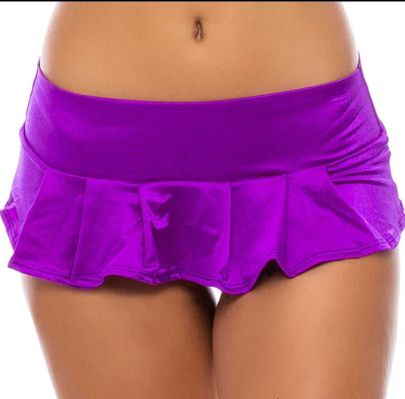 Micro Pleated Mini Skirt BZ 1721SL