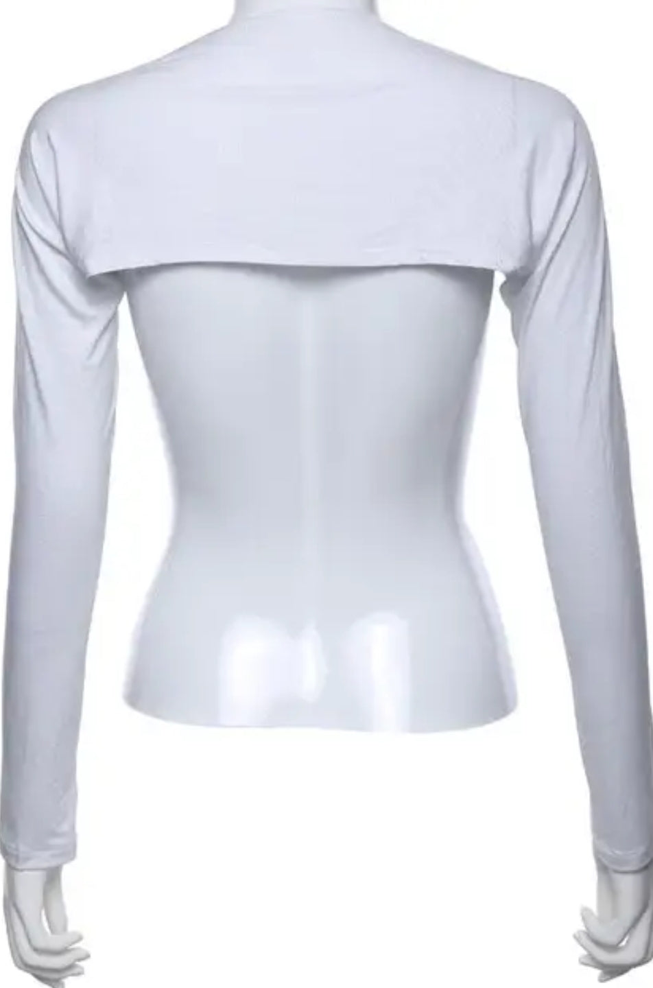 Aisha White Longsleeve shrug
