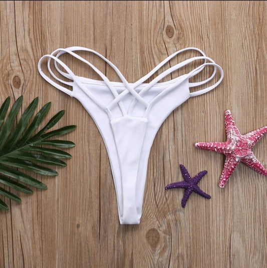 Taylah Tri Strap Crisscross Thong