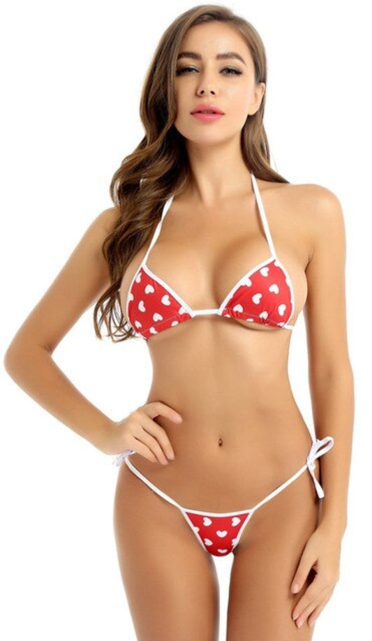 Heart Scrunchbum Bikini