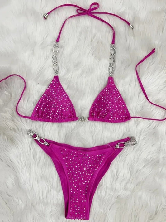Dia Rhinestone Glam Bikini