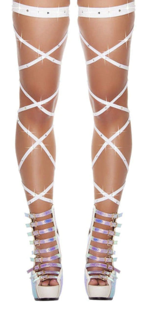 Rhinestone Leg Wrap Garter Set LR2020