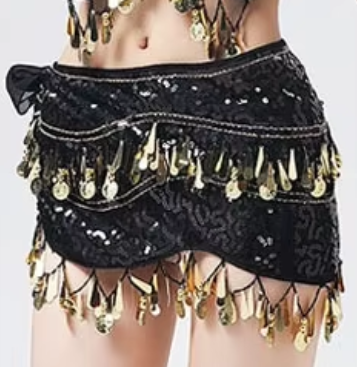 Athena Coin Wrap Skirt