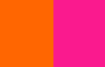 Hot Pink and Orange